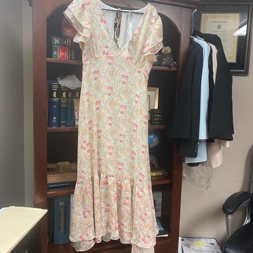 Boutique floral maxi